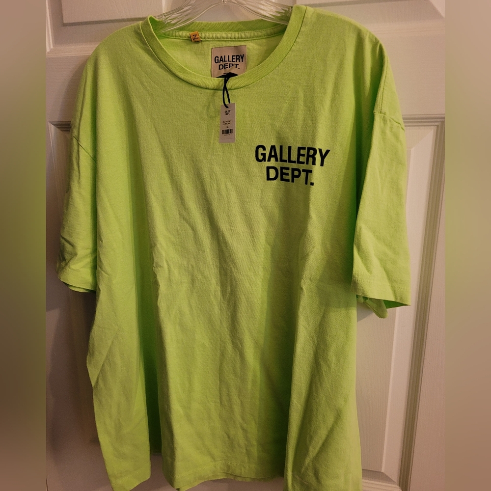 Gallery Dept Neon Green Tee XL